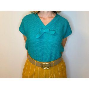 Vintage short sleeve pullover sweater